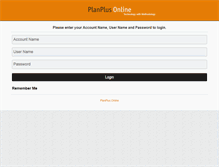 Tablet Screenshot of planplusonline02.com